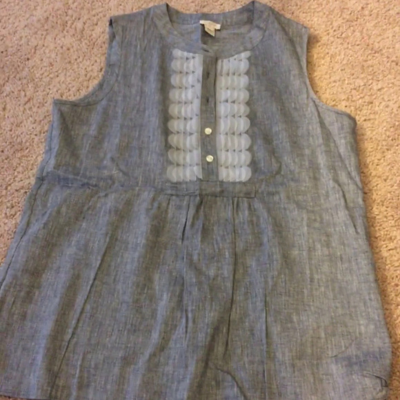 J. Crew Tops - J. Crew - Gray Blouse! Sleeveless - Size 6